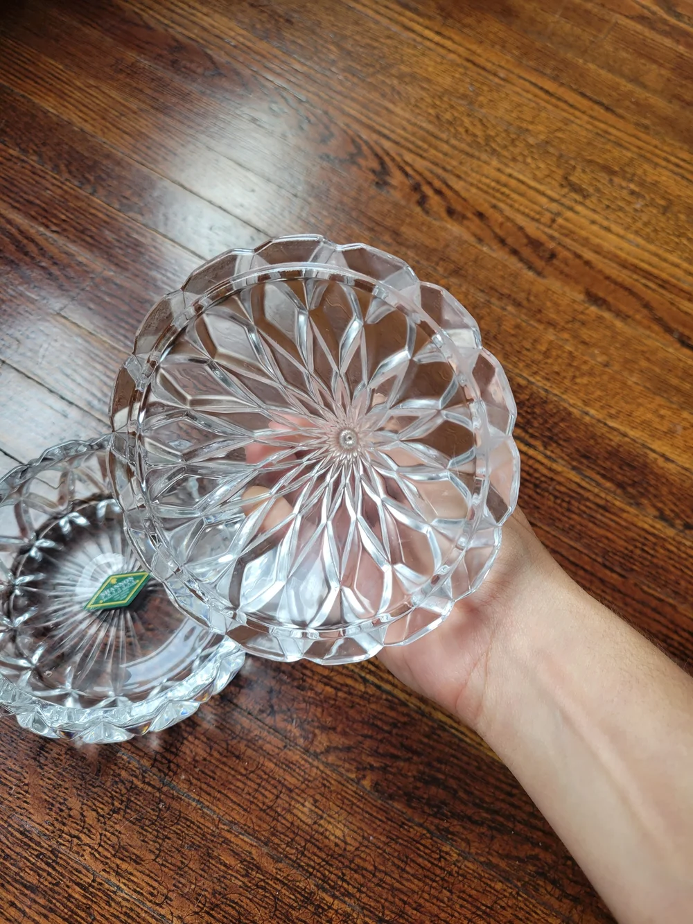 Shannon Crystal Designs of Ireland  Candy Dish - Hershey’s Kiss - 3” Diameter